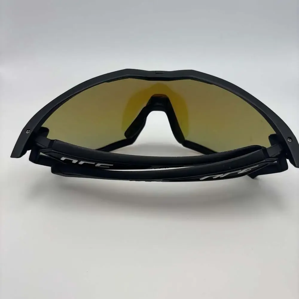NRC Performance Cycling Sunglasses Matte Black and Gold